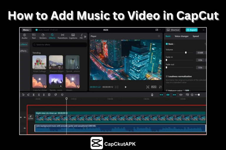 A Complete Guide to Add Music to Video in CapCut 2026